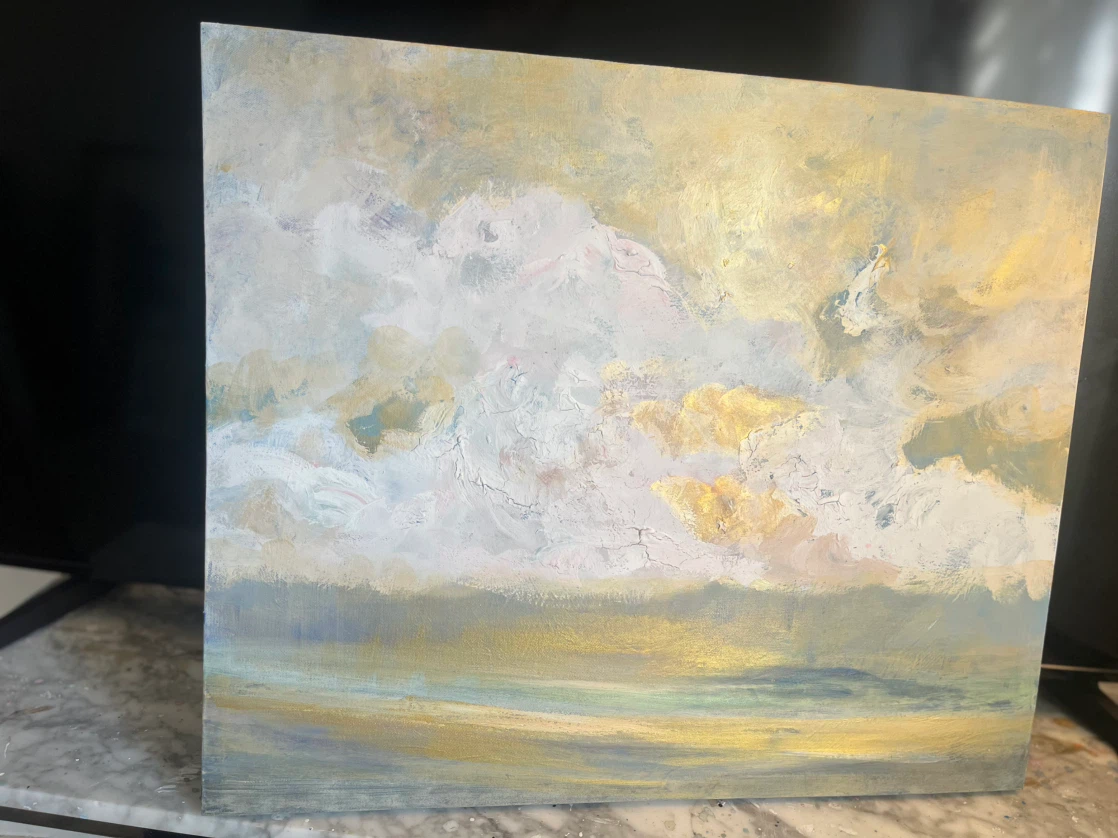 Abstract Cloudscape Painting 20” x 24” - photo 4