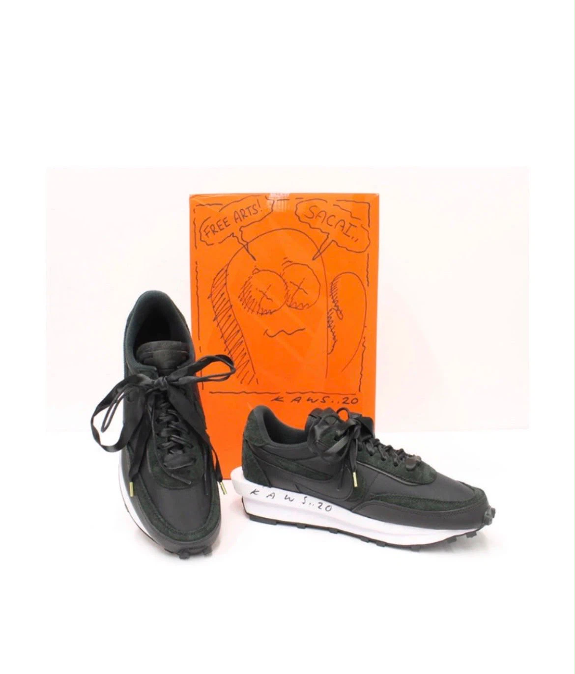 Nike LDWaffle Sacai KAWS Black Sneakers 1 of 1 Rare