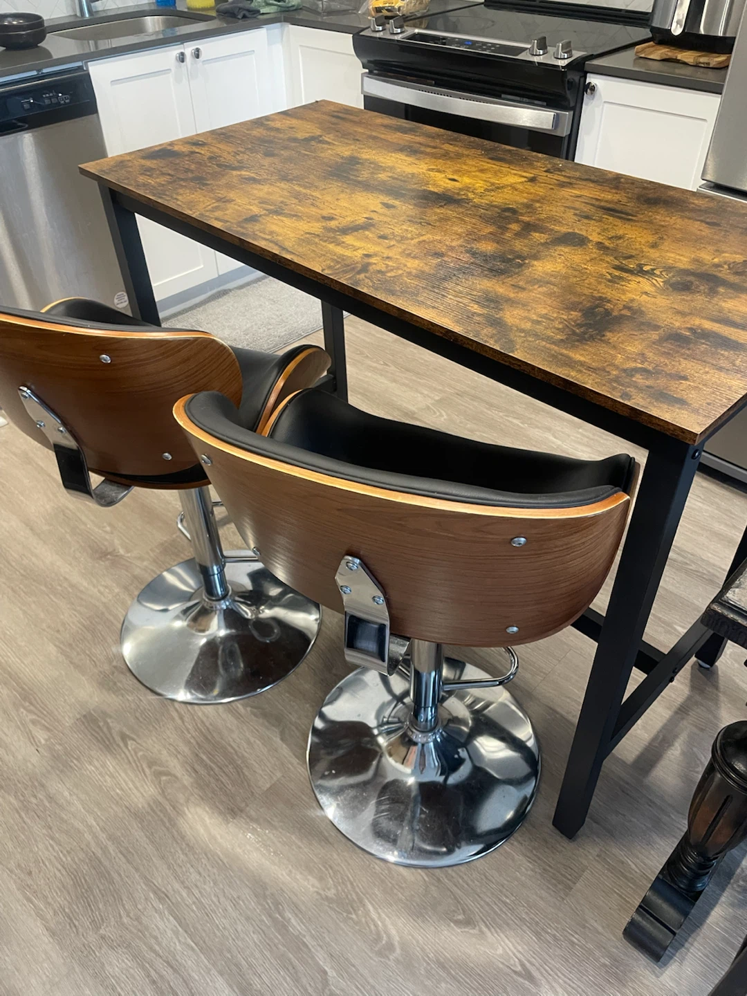 Bar Table + bar stools - photo 2