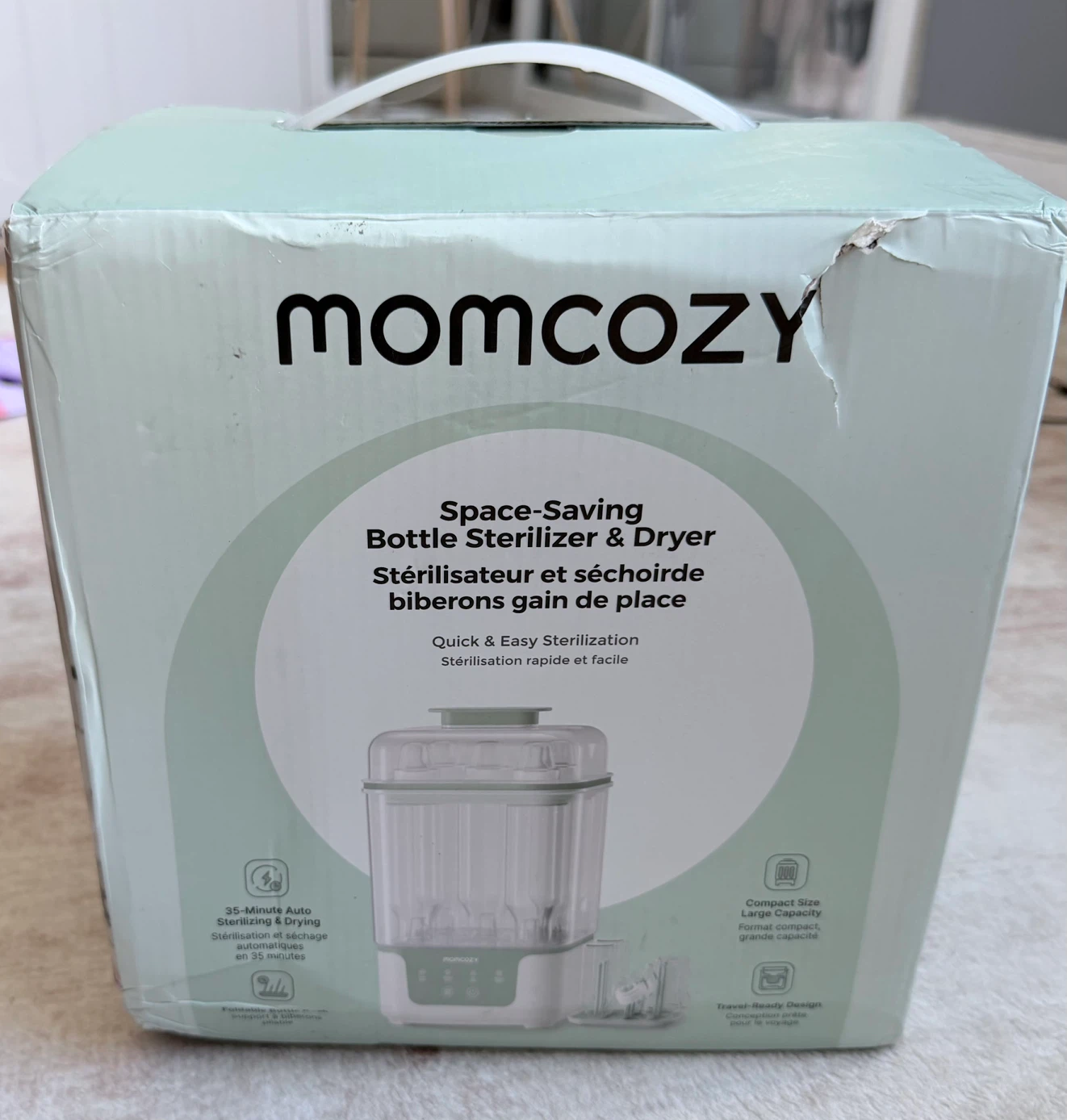 Momcozy Bottle Sterilizer and Dryer, 8-in-1 Electric Steam - photo 2