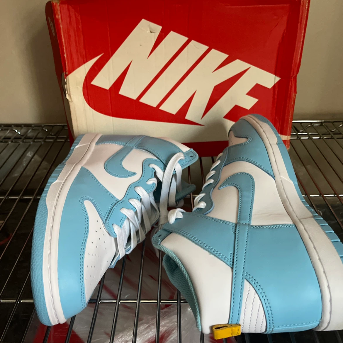 Nike Dunk High Blue Chill Men UNC Retro Powder University - photo 3