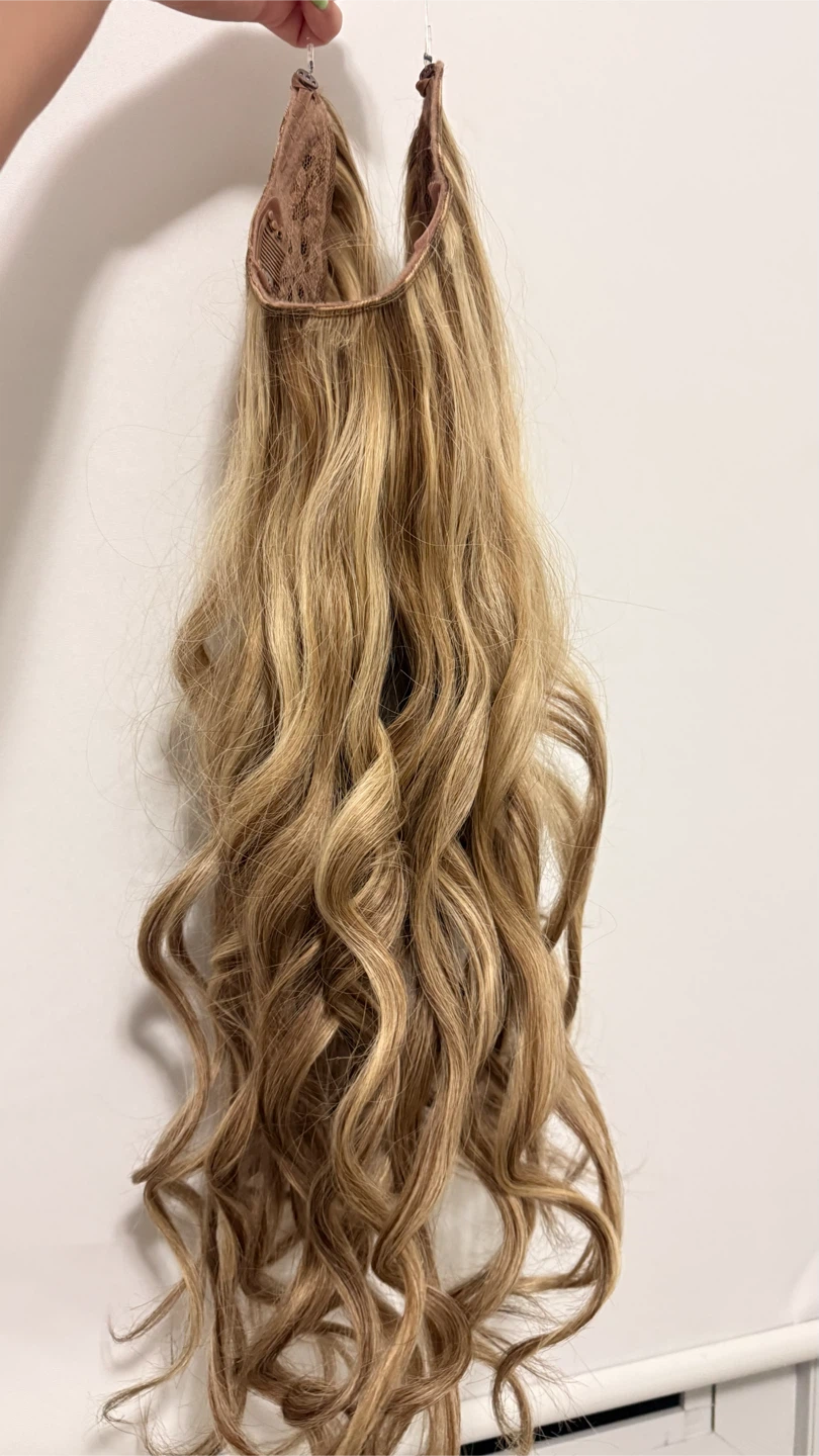 100% Human Hair Extensions – Long & Full – Barely Used