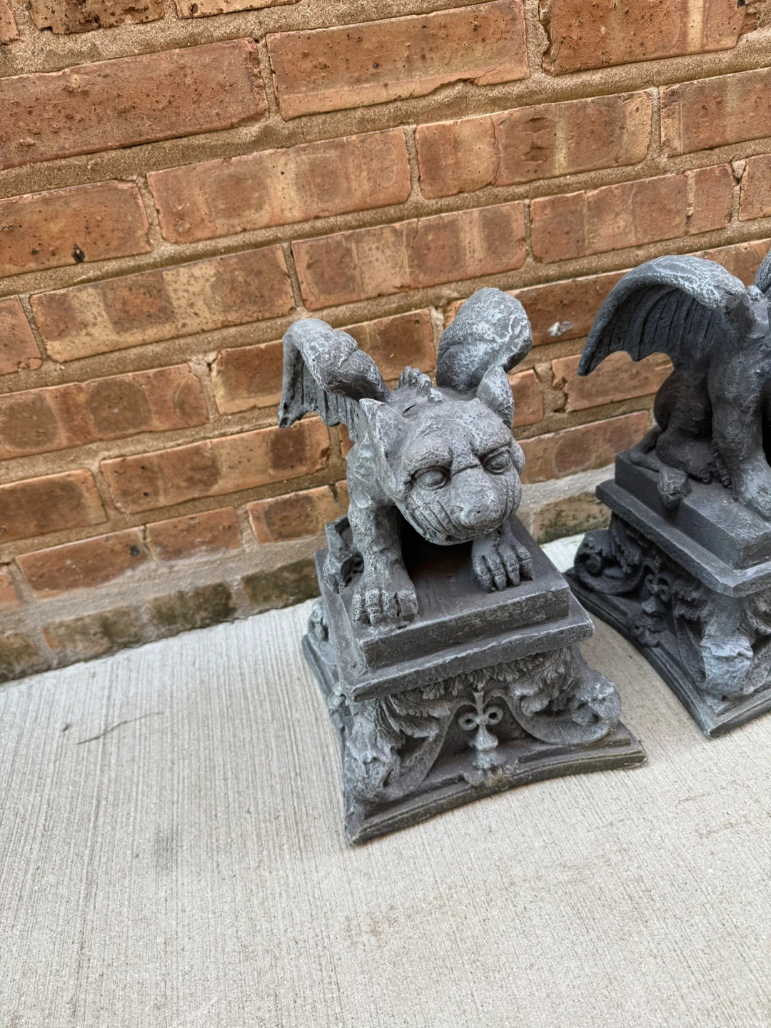Gargoyle Statue Pair - photo 2
