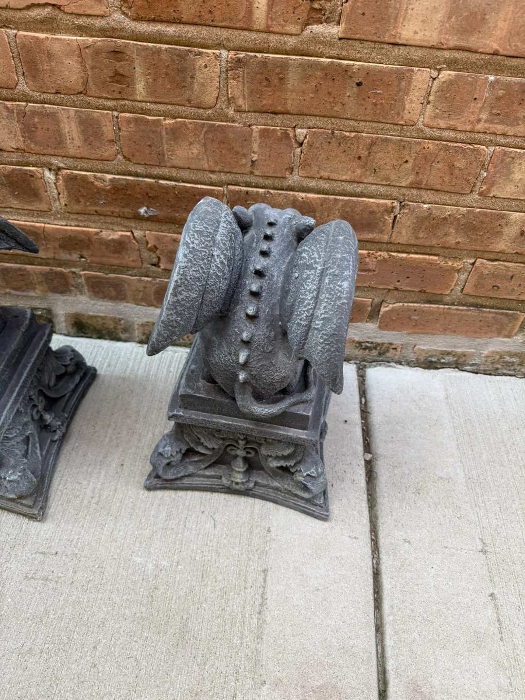 Gargoyle Statue Pair - photo 5