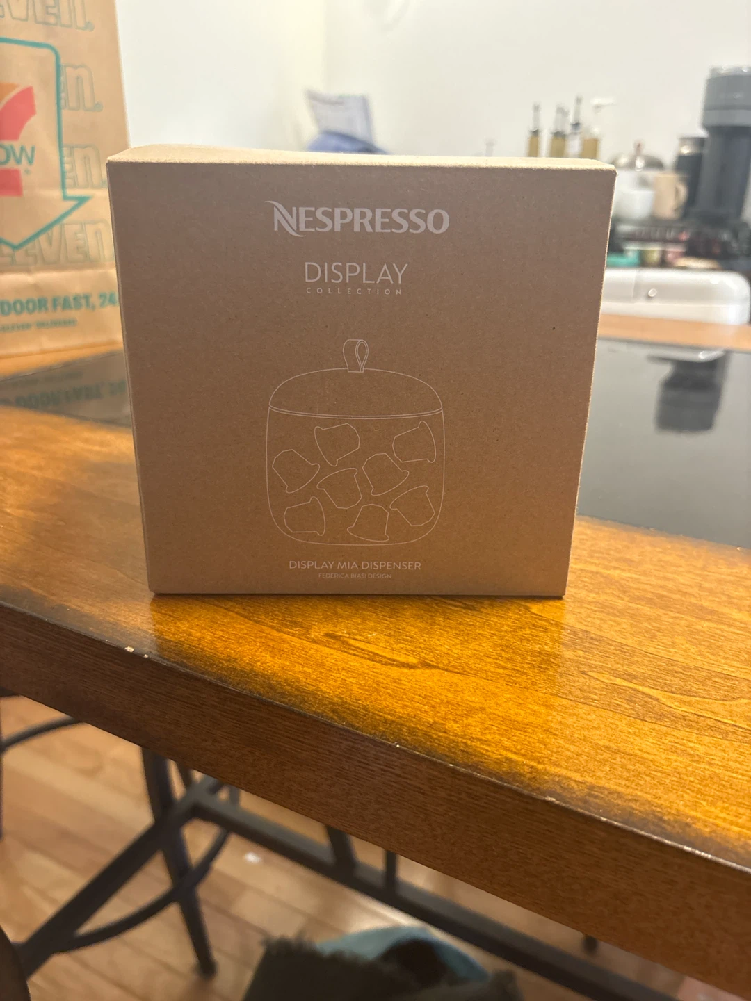 New in box Nespresso Display Mia Dispenser