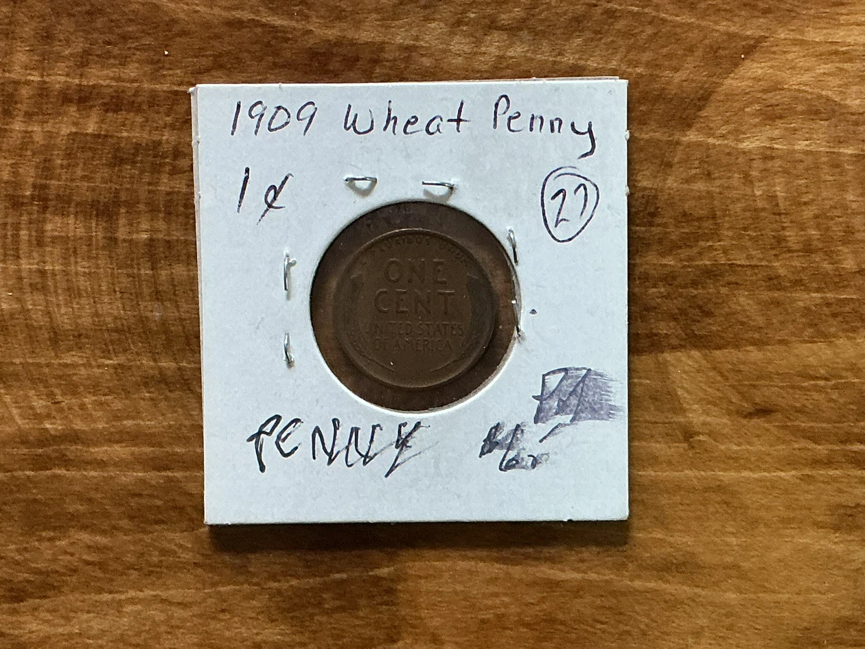 1909 Abraham Lincoln Wheat Penny ! - photo 3