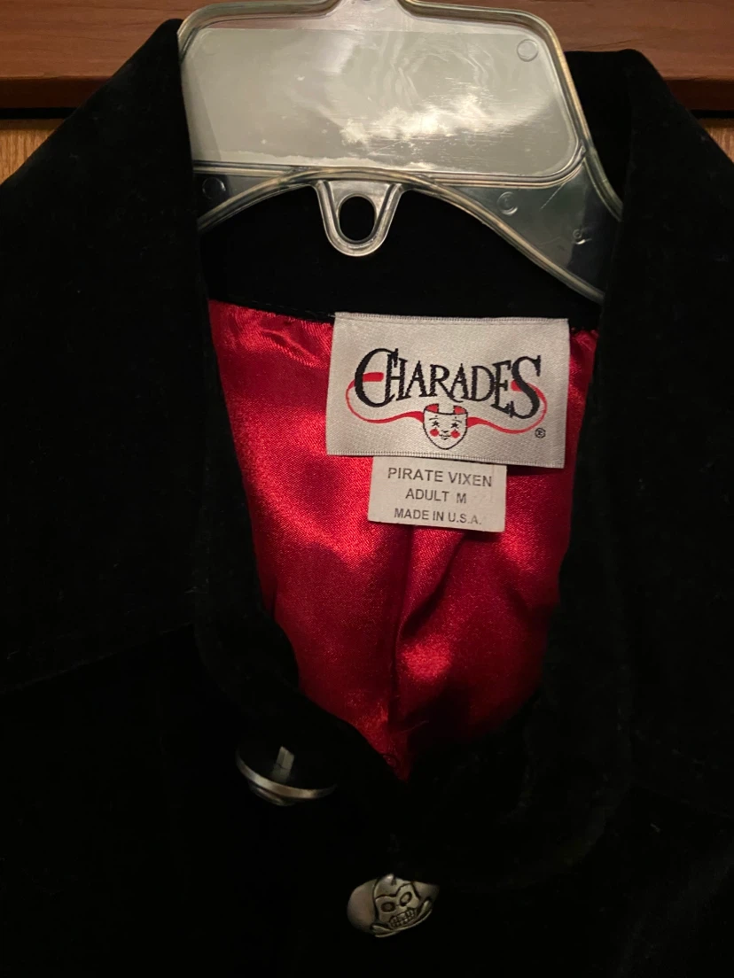 Charades Pirate Vixen Adult Costume Jacket