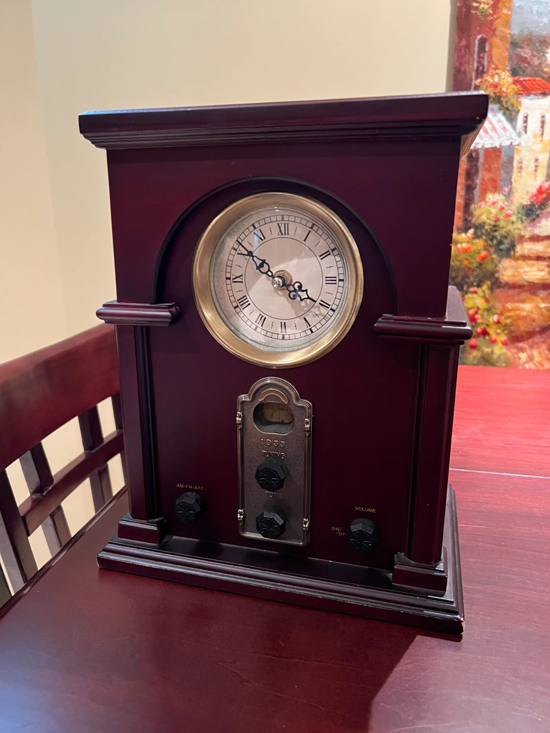 Retro Wooden Clock Radio - photo 3