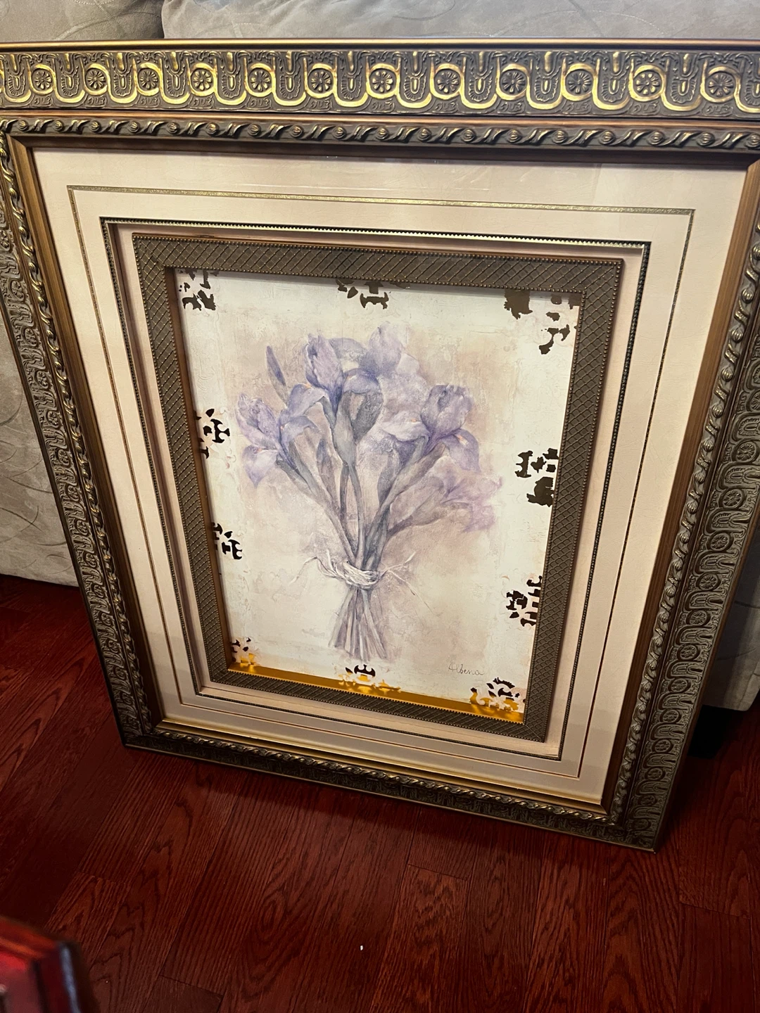 Framed Floral Art Print