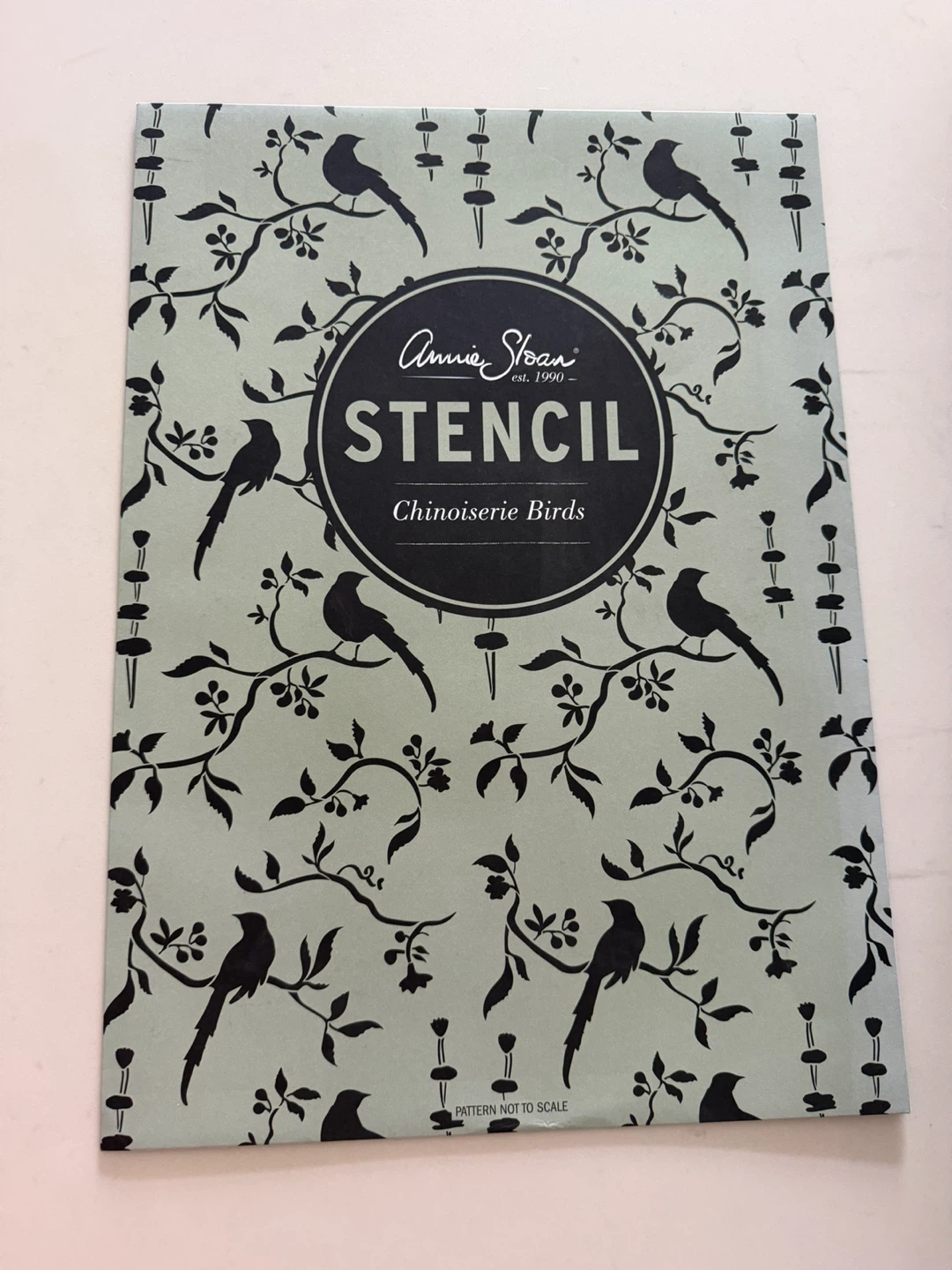 Annie Sloan Chinoiserie Birds Stencil - NEW - $25