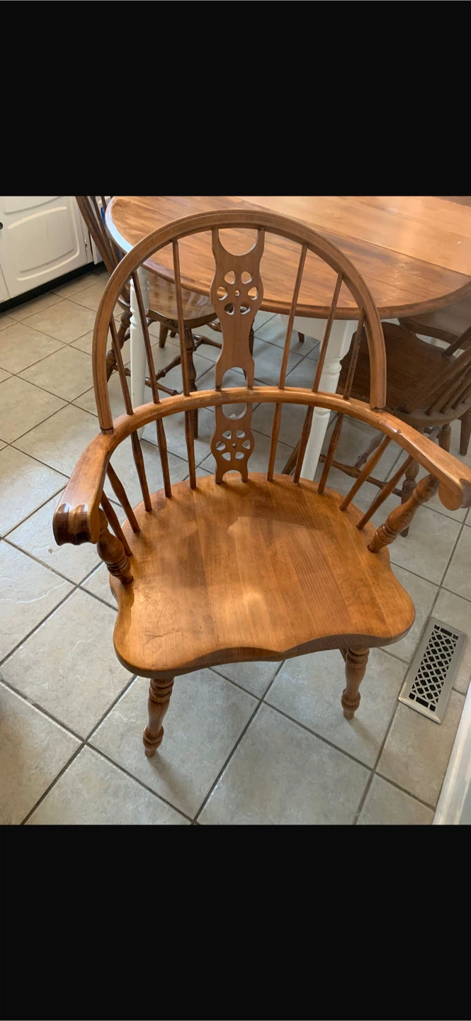 Wooden Dining Table Set with 6 Chairs - photo 4