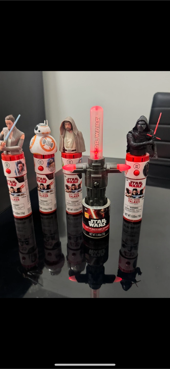 Star Wars Real Sound Talker Candy Dispenser Set