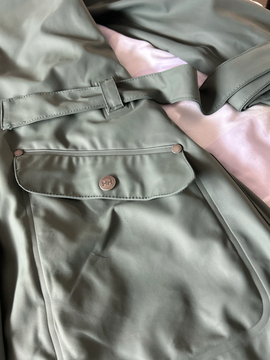 Helly Hansen Green Raincoat - S/P - photo 3
