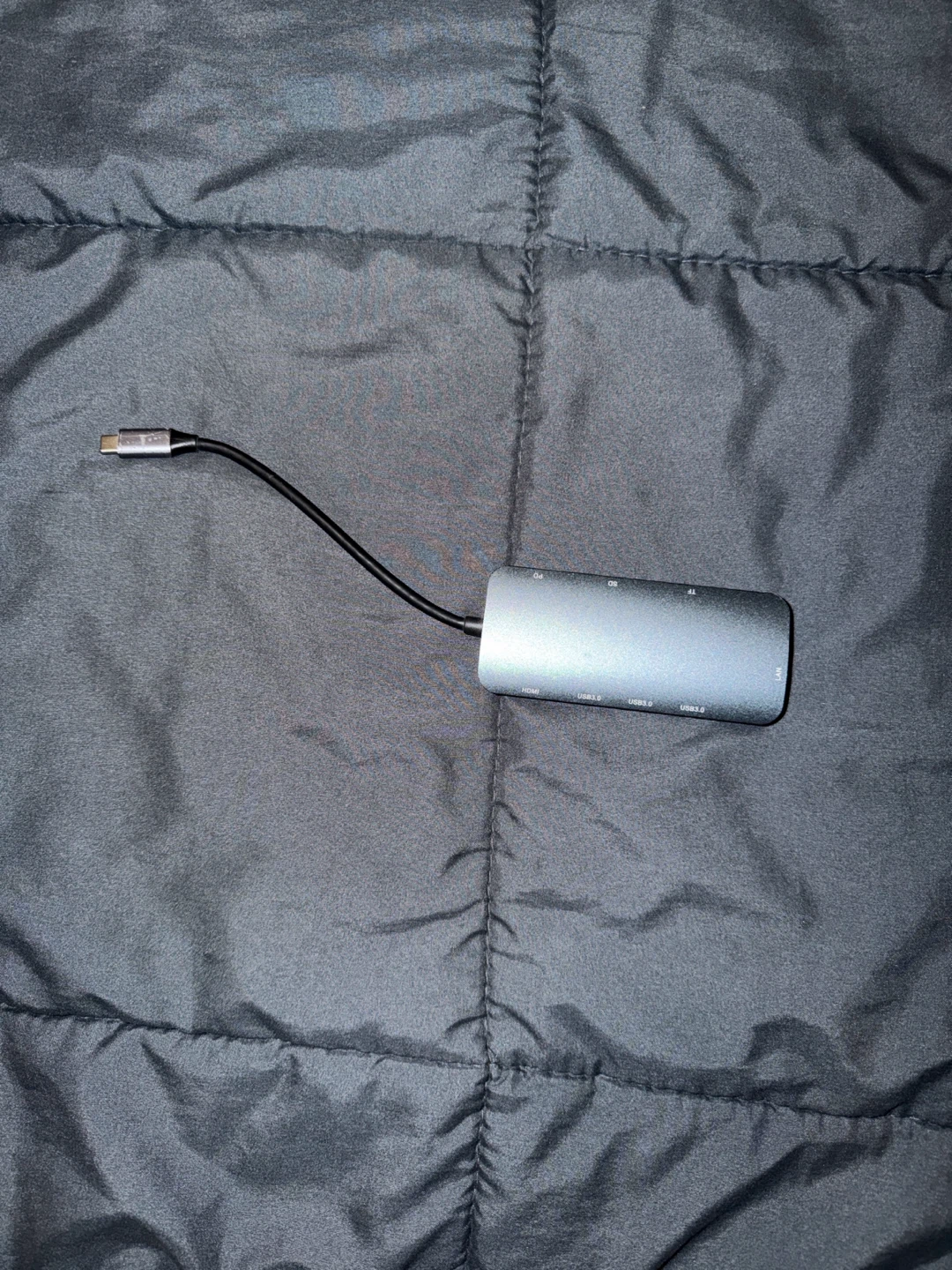 USB-C Hub with HDMI, USB 3.0, SD/TF Card Reader, LAN