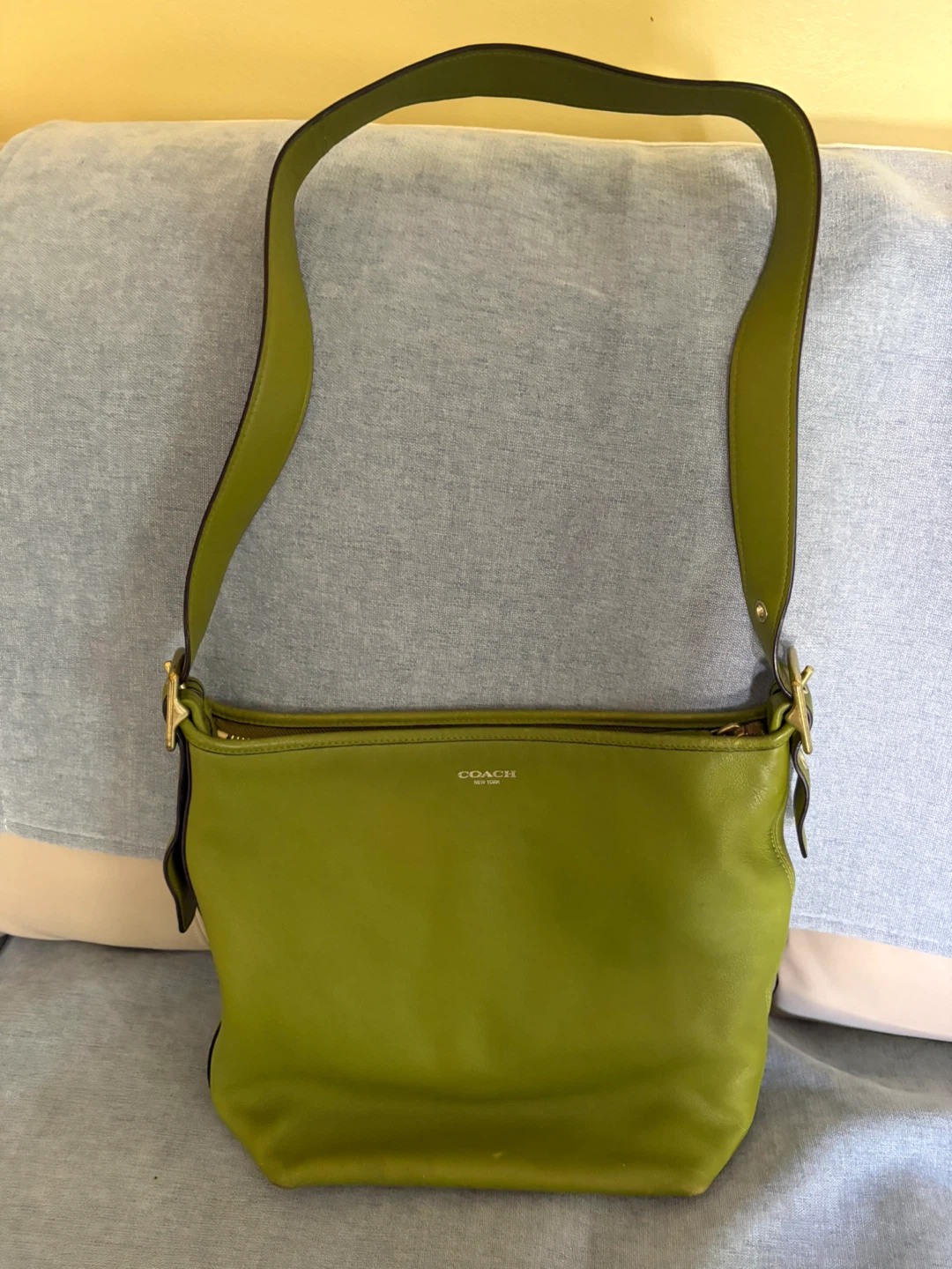 Coach Green Leather Shoulder Bag - photo 3