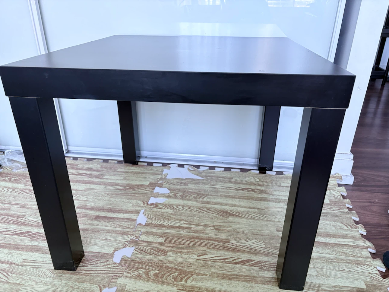 IKEA Black Square Coffee Table