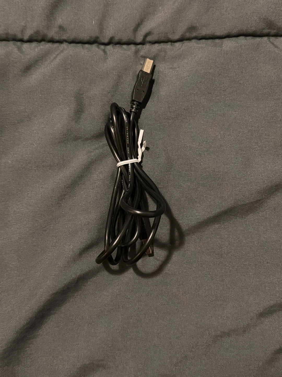 Black USB PRINTER/MIDI CABLE— NEW