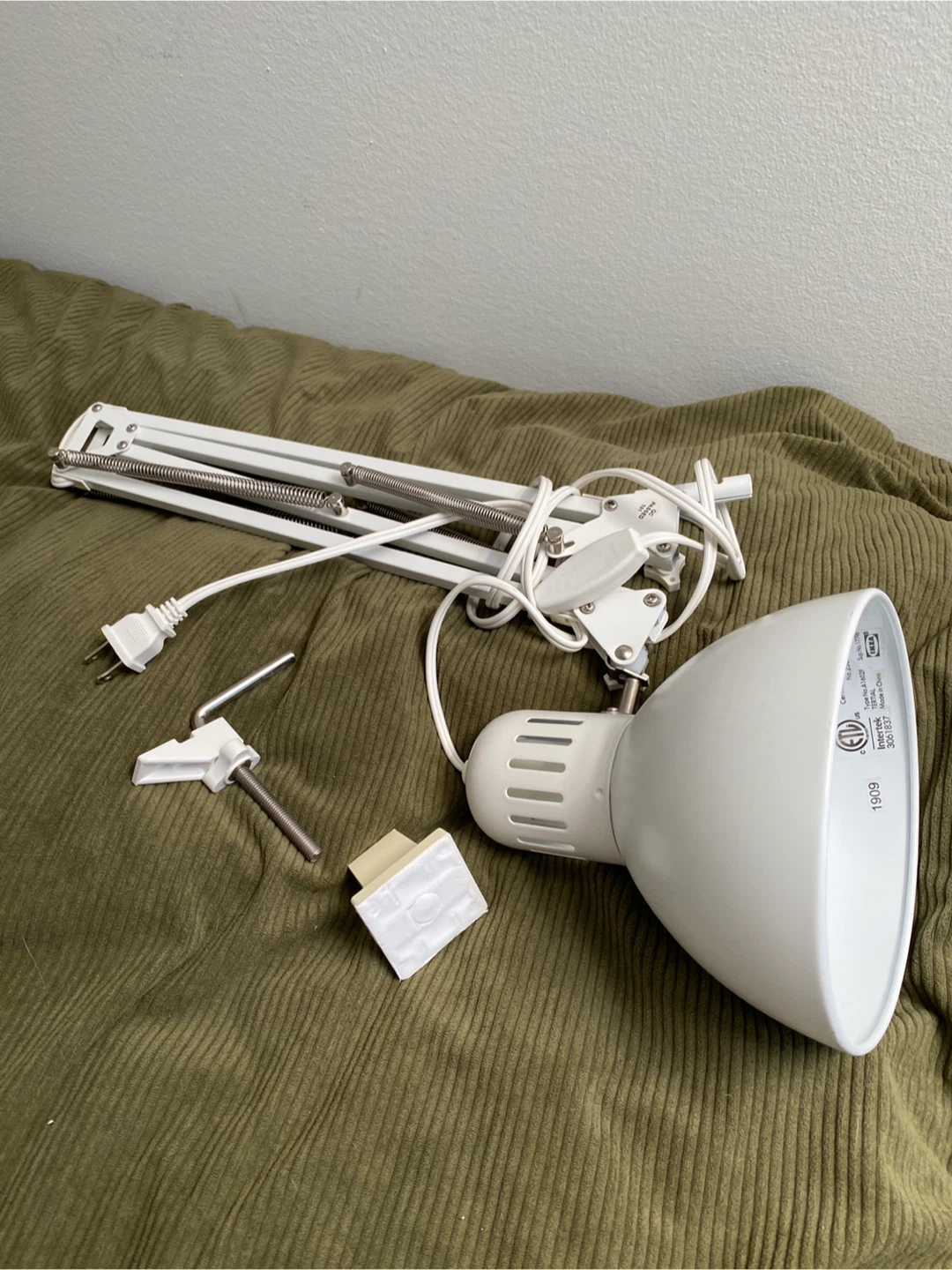 IKEA Tertial Adjustable Work Lamp White - photo 3