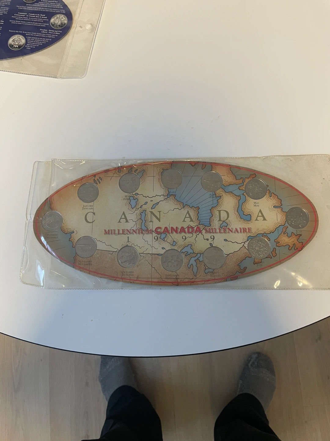 Canada Millennium 1999 Coin Display