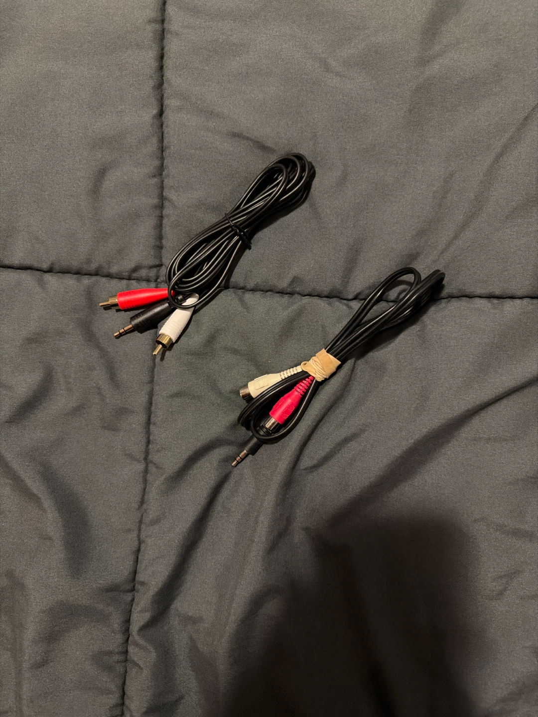 2 x 3.5mm to RCA Audio Cables