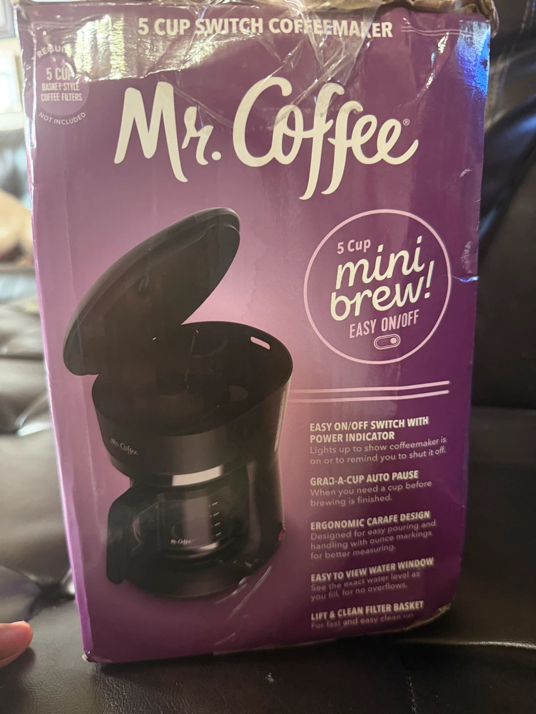 Mr. Coffee 5 Cup Mini Brew Coffeemaker