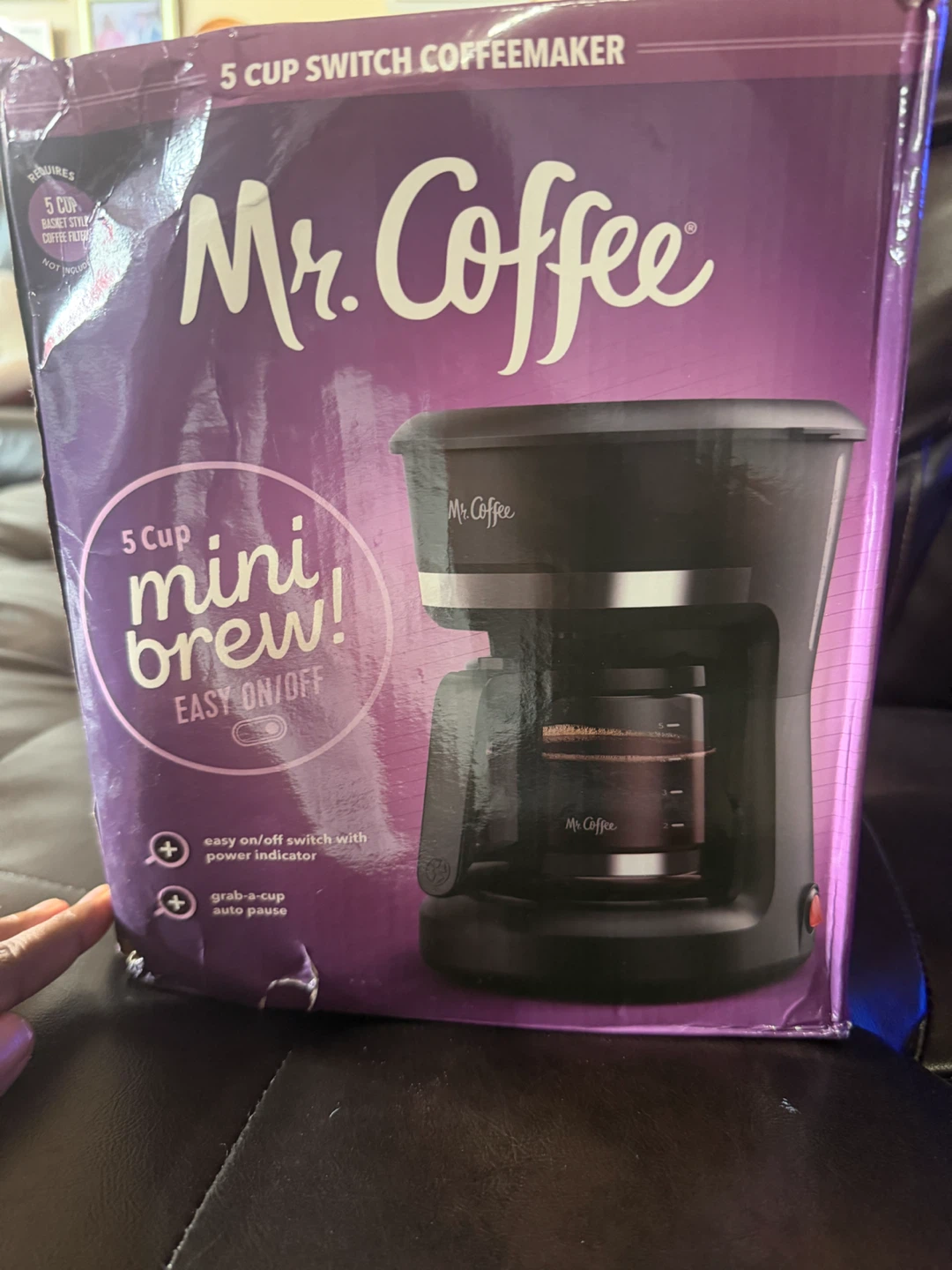 Mr. Coffee 5 Cup Mini Brew Coffeemaker - photo 2