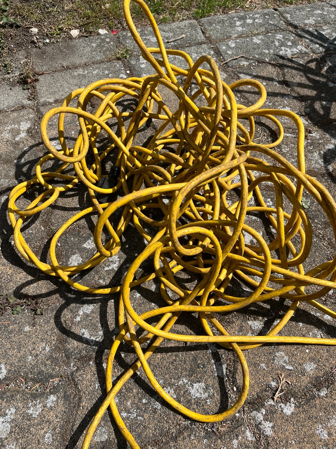 Heavy duty Yellow Extension Cord