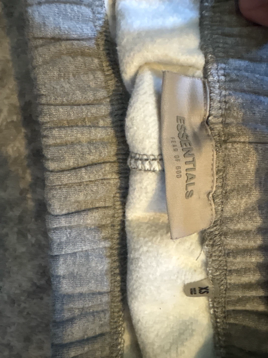 FEAR OF GOD ESSENTIALS Grey Sweat Shorts - photo 3
