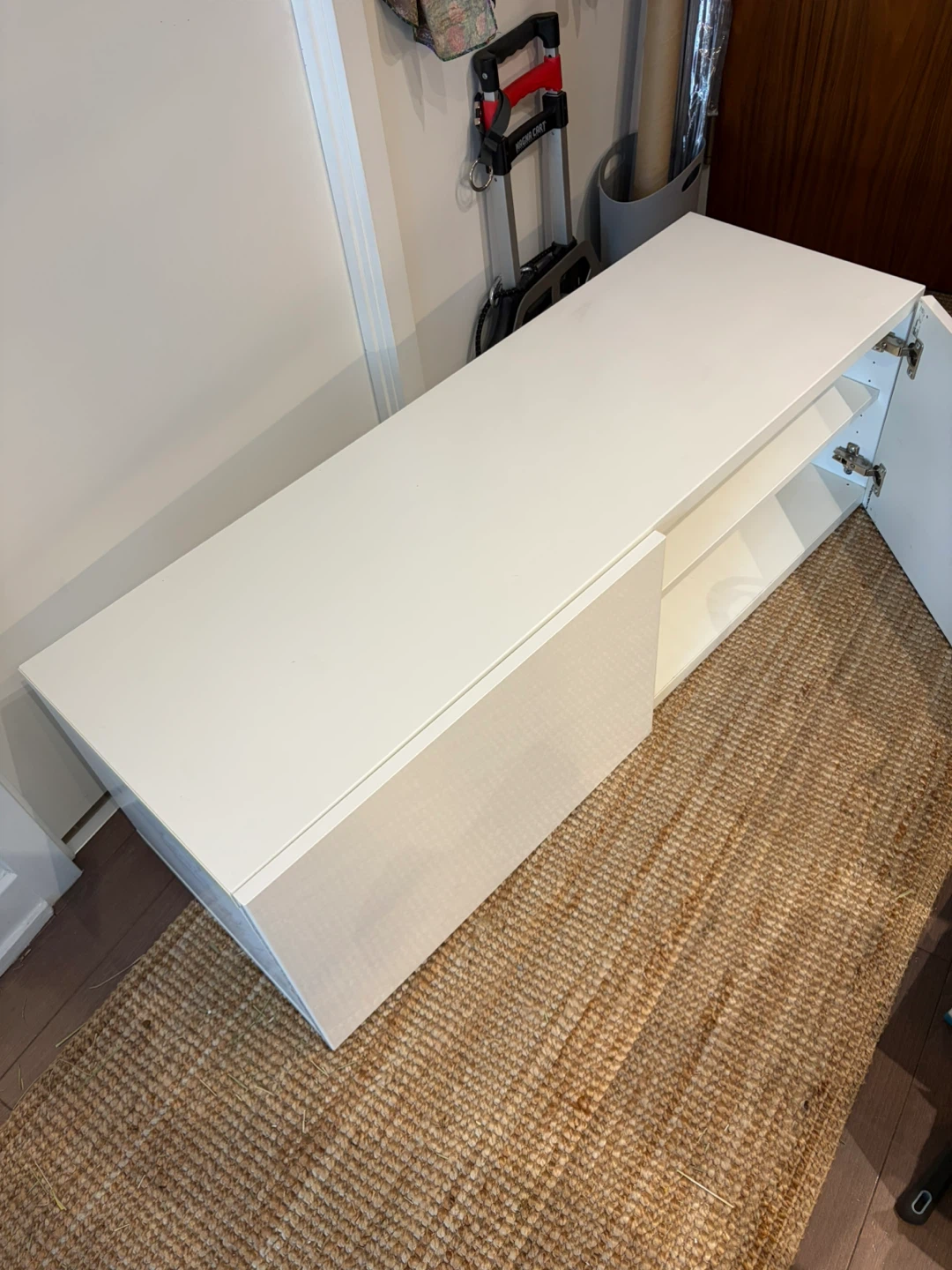 IKEA Besta White Storage Cabinet - photo 4