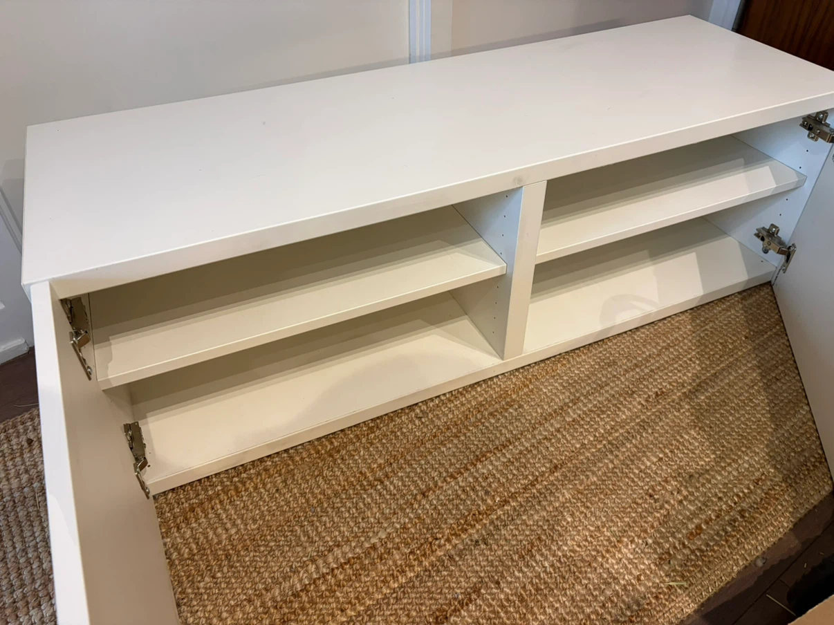 IKEA Besta White Storage Cabinet - photo 5