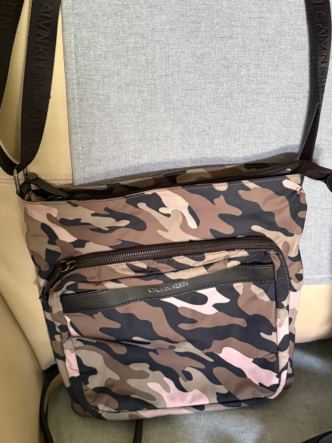 Calvin Klein Camouflage Crossbody Bag
