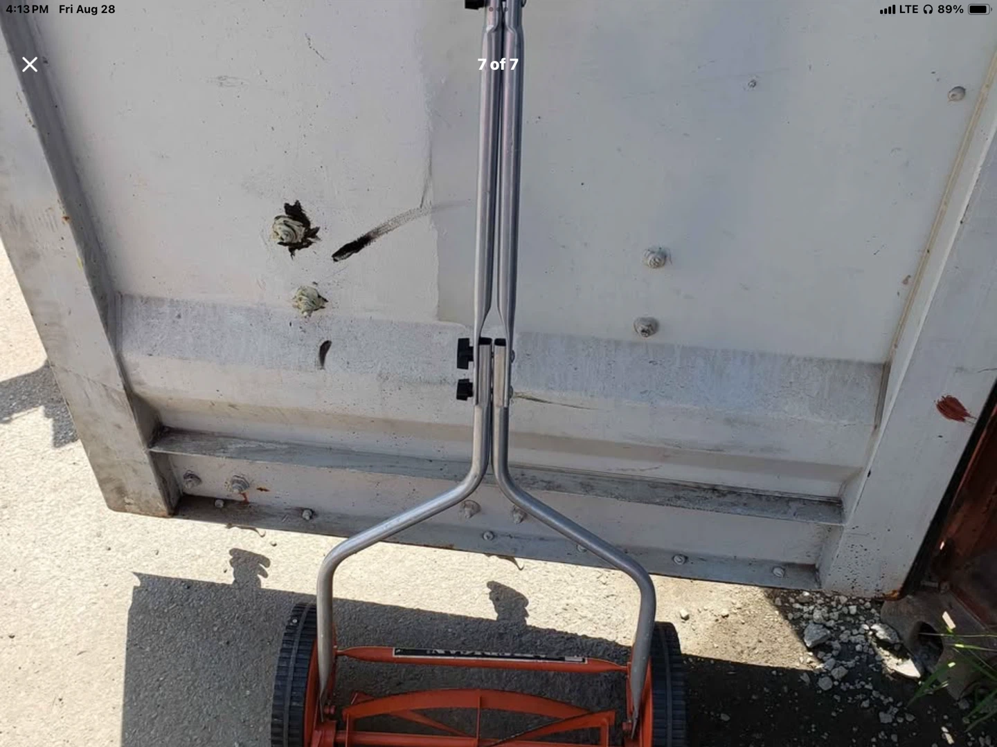 Reel lawn mower hand sharpener