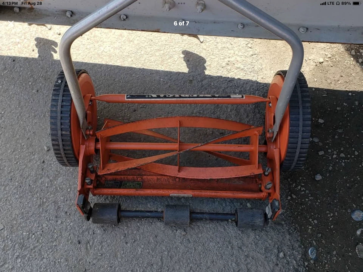 Reel lawn mower hand sharpener - photo 2