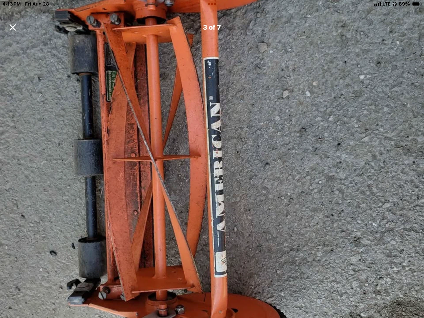 Reel lawn mower hand sharpener - photo 5
