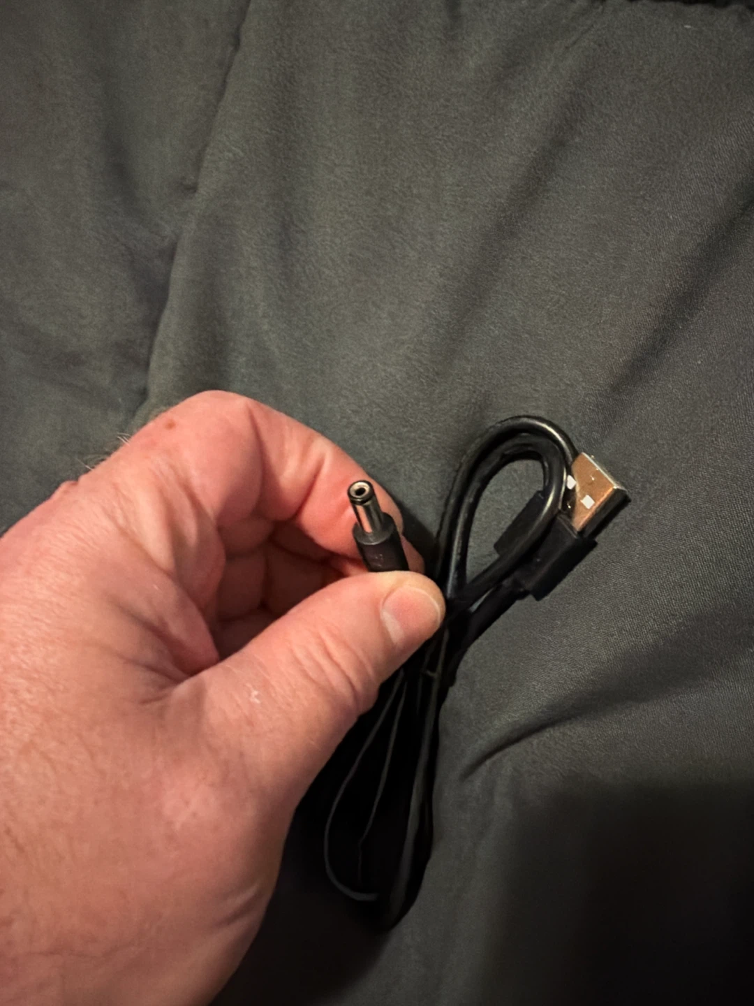 USB to DC 5.5mm x 2.1mm Barrel Jack Power Cable - photo 2