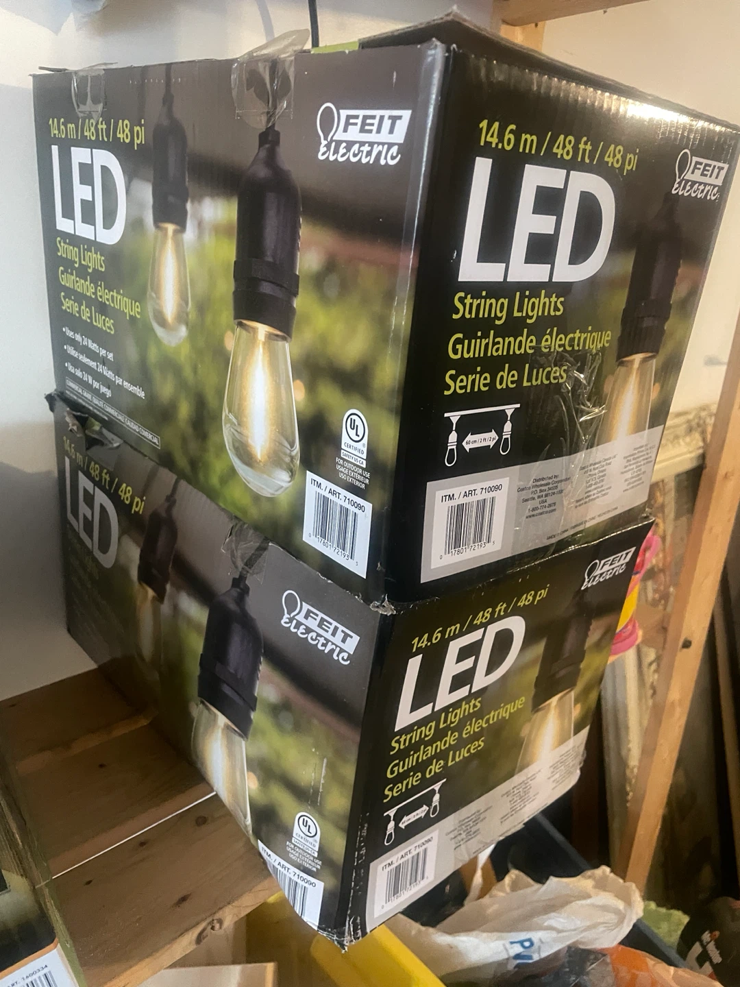 FEIT Electric LED String Lights 48 ft - photo 2