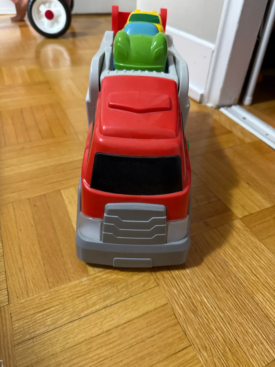 Little People Car Carrier Toy Truck with Cars - photo 3