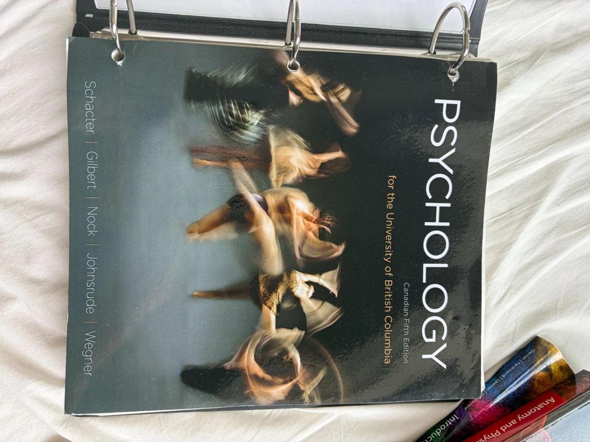Psychology for the University of British Columbia