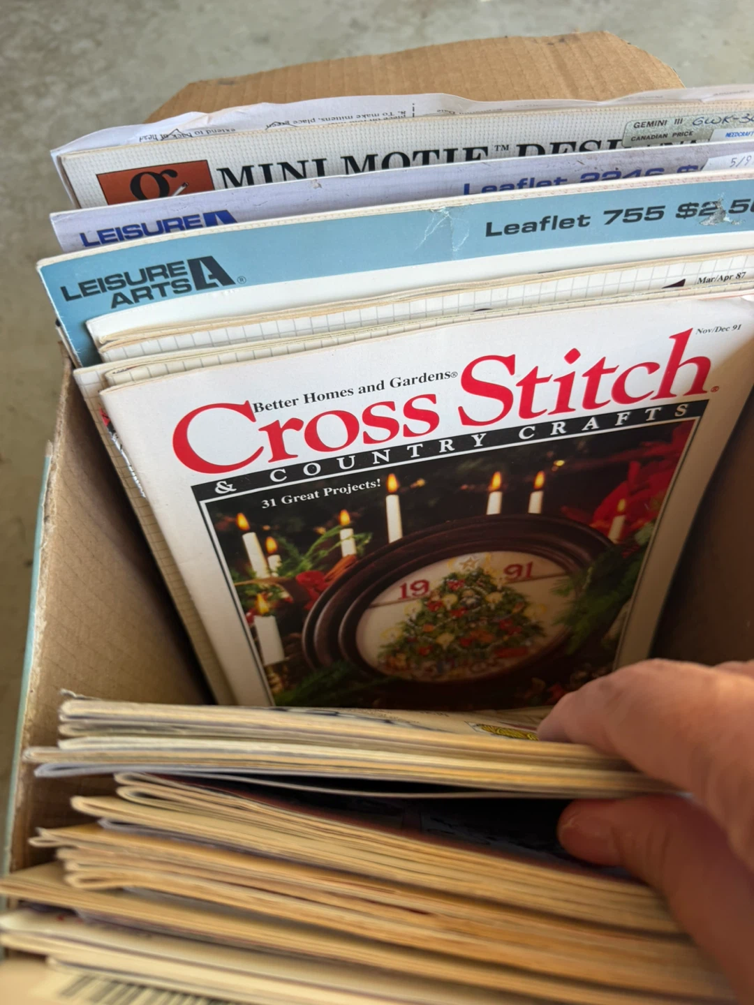 Cross Stitch books/patterns