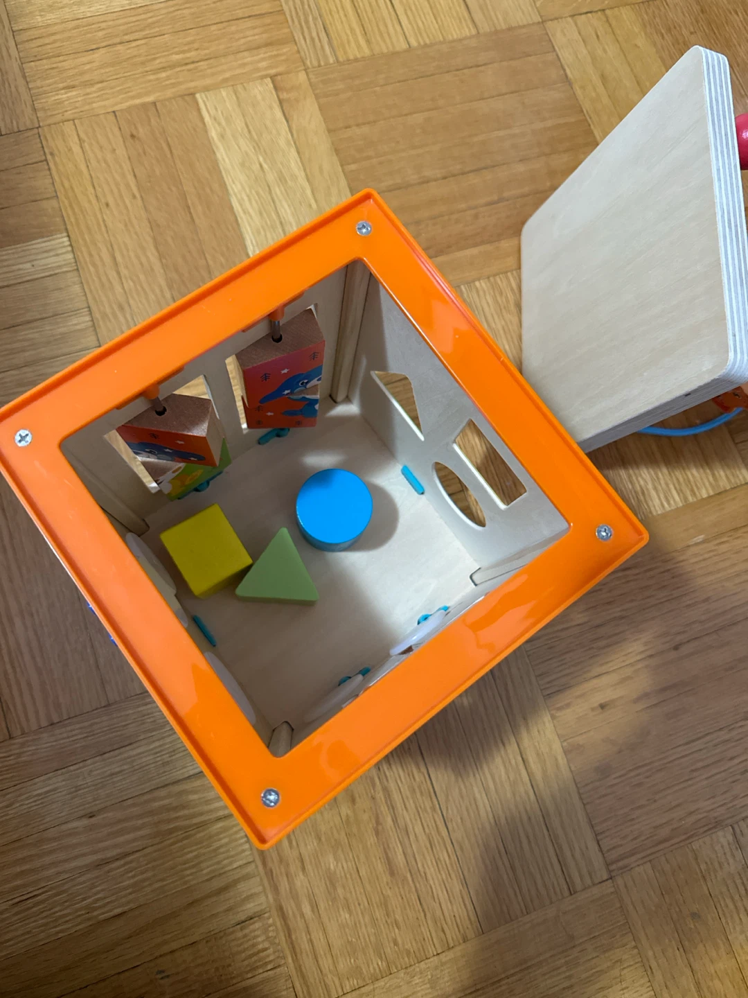 Wooden Activity Cube - photo 2