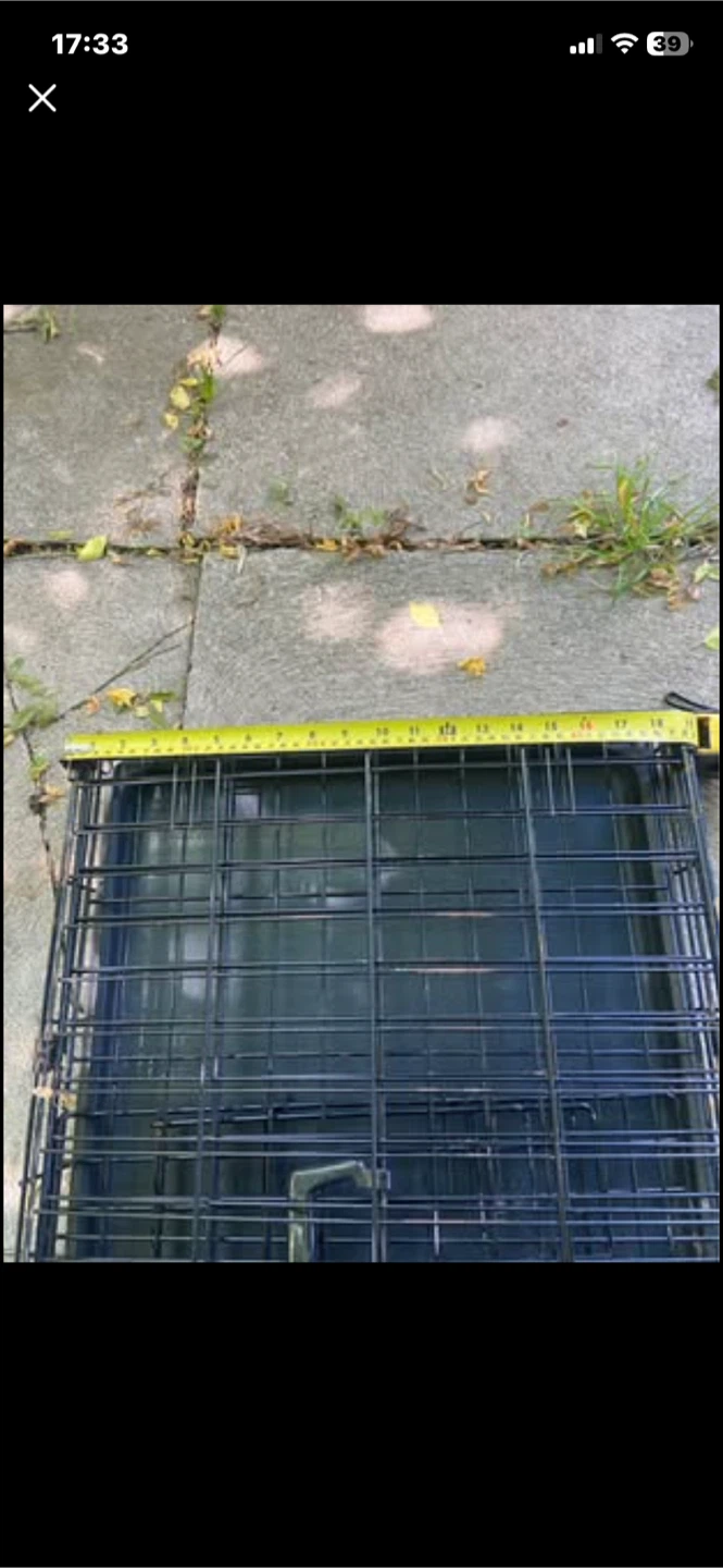 Black Dog Crate with Tray - photo 3