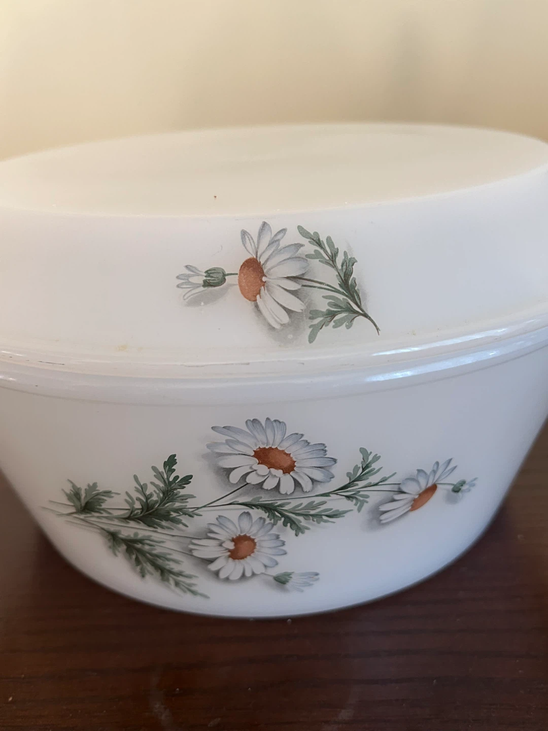 Arcopal France White Casserole Dish with Daisy Floral Design - photo 2
