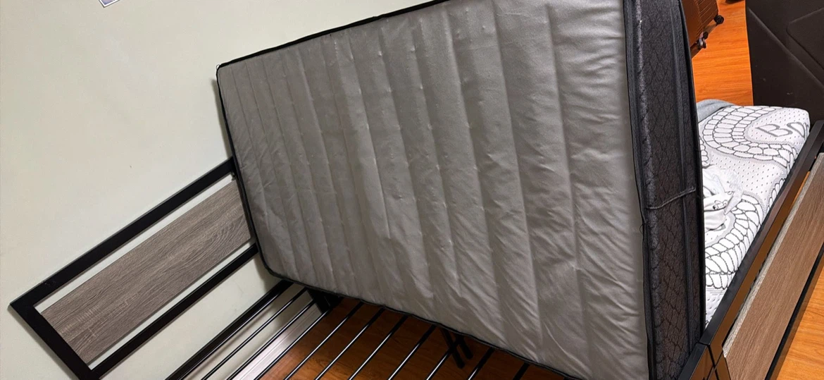 Bamboo Mattress Single Bed Frame - photo 3