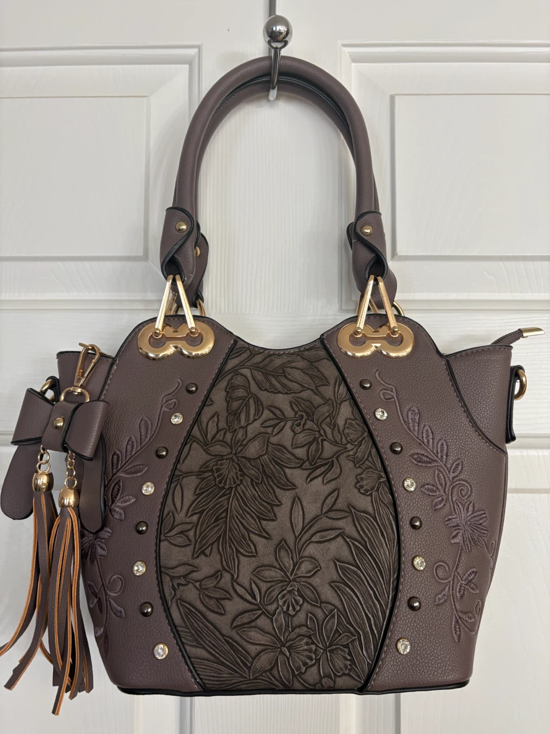Temptation Italy Vegan Leather Textured Handbag