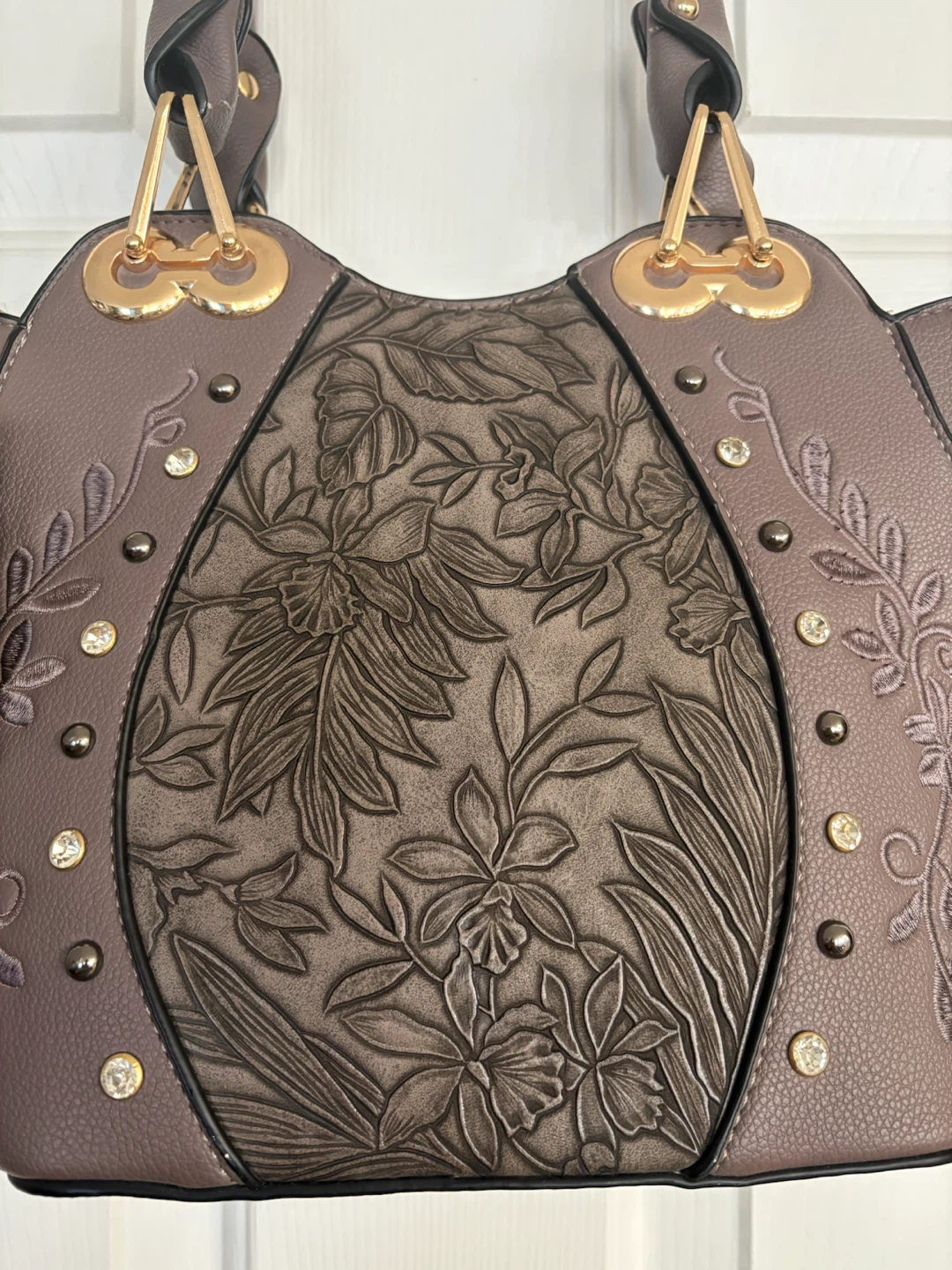 Temptation Italy Vegan Leather Textured Handbag - photo 2
