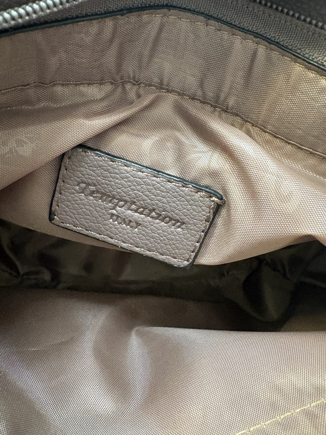 Temptation Italy Vegan Leather Textured Handbag - photo 4
