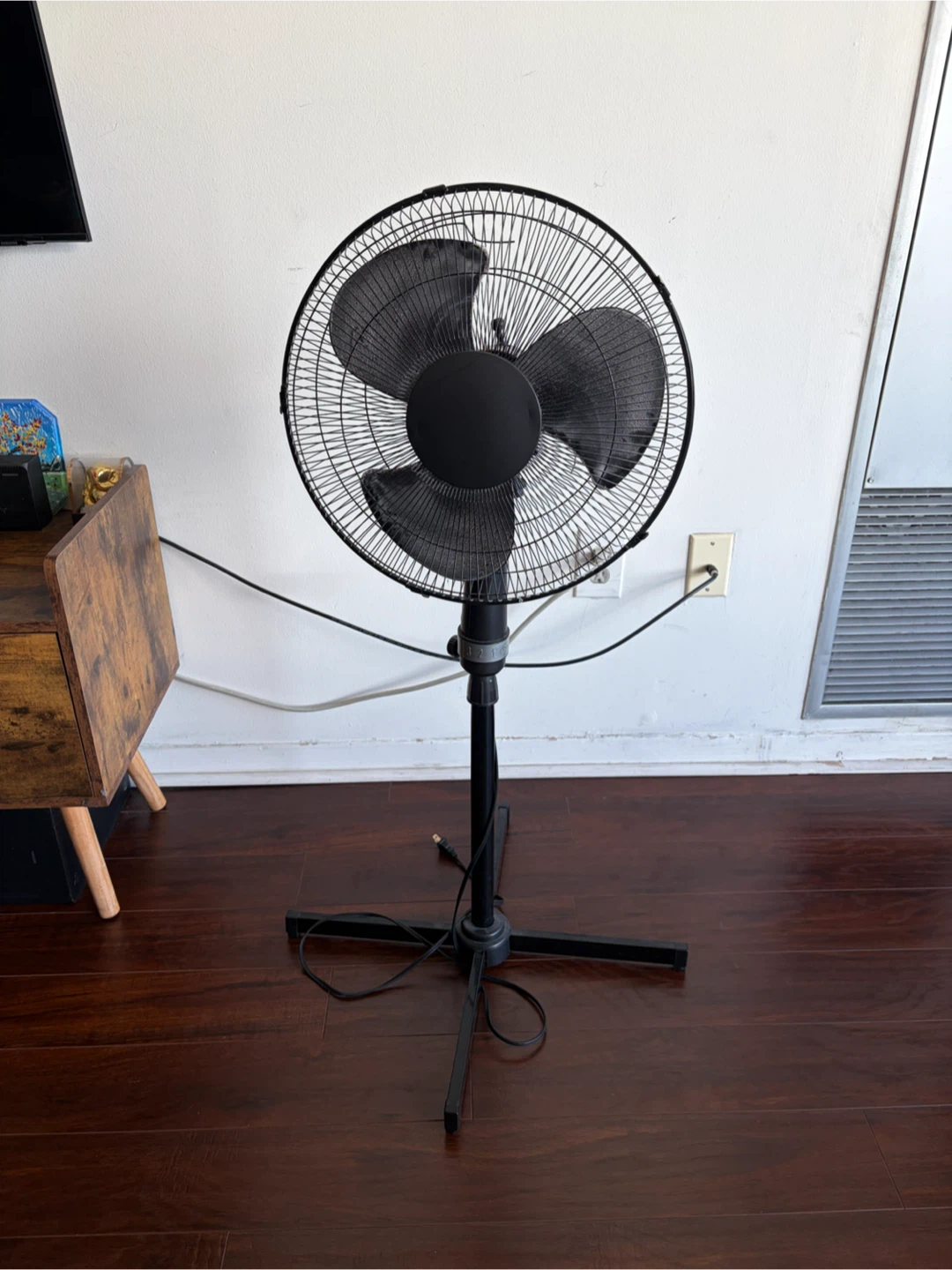 Black Stand Fan