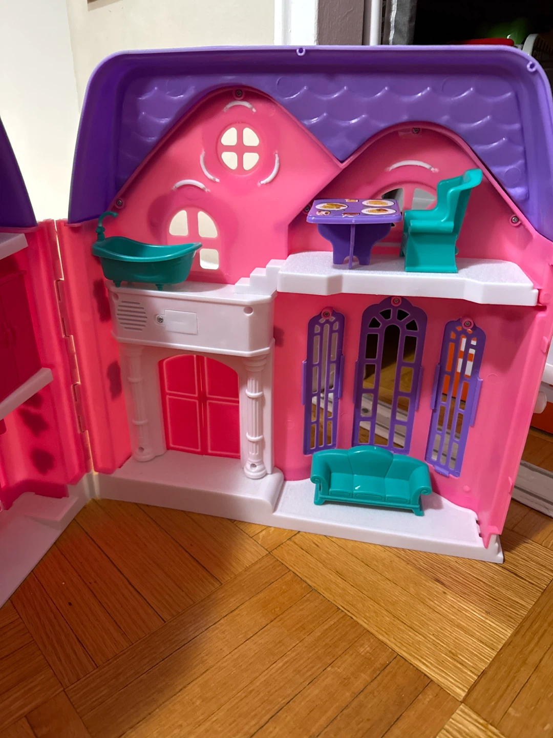 Fisher-Price Little People Pink Dollhouse with Figures - photo 3