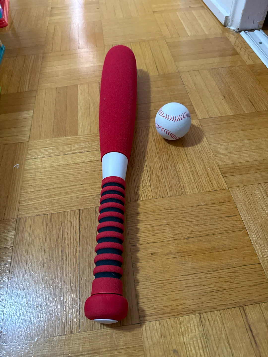 Red Foam Baseball Bat