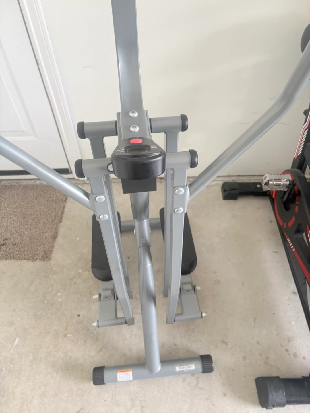 Grey Air Glider Exercise Machine